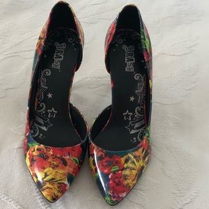 High heels multicolor size 7.5